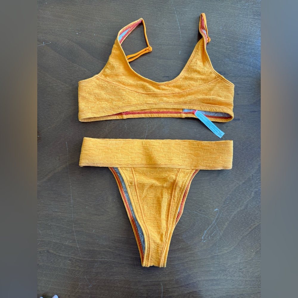 Free people FP Beach high waisted bikini set